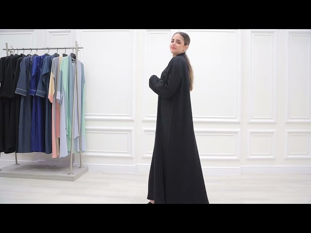 عباية كريب ملكي فاخر ربع كلوش 1107601