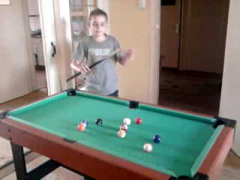 pool trick shots 6, Nolan Schultz, 10 jaar