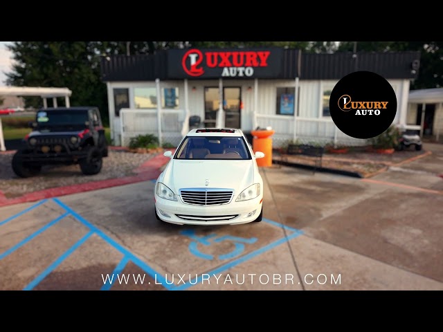 2008 MERCEDES-BENZ S-CLASS SEDAN V8, 5.5 LITER S 550 SEDAN 4D - Luxury Auto in Baton Rouge, LA