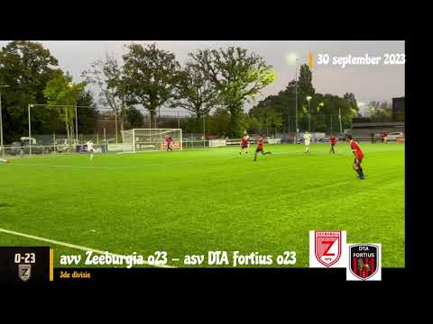 💥⚽| avv Zeeburgia o23 - asv DTA Fortius o23 (3-0) 3-0 #highlights