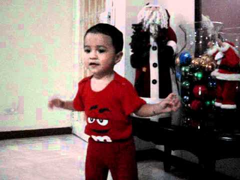 samuel y papa noel bailando2