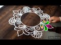 Beautiful Rangoli Design 🌷 Flower Rangoli Design 🌷 Diwali Rangoli 🌷 Muggulu Design 🌷@saptrangi