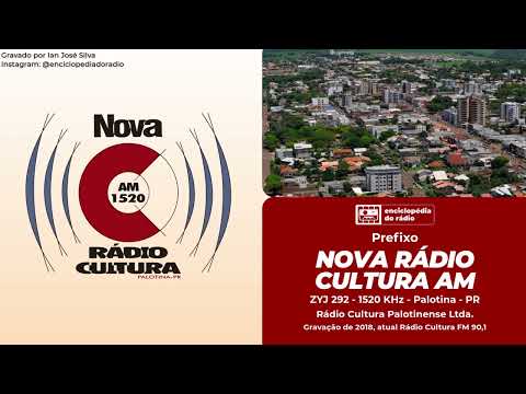 Prefixo - Nova Rádio Cultura 1520 KHz - Palotina - PR (anos 2010)