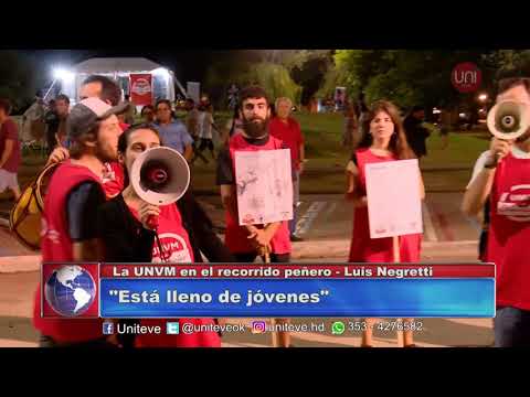 La UNVM en comunidad en las peñas