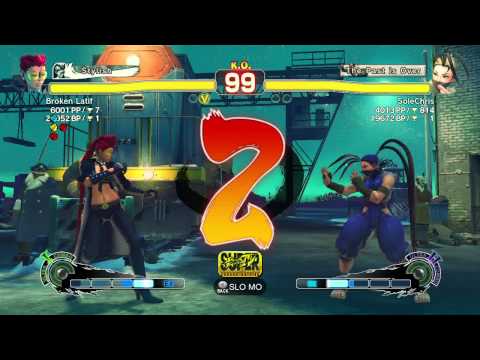 SSF4 AE : Broken Latif [C.viper] vs SoleChris [Ibuki] Ranked Matches - xbox live