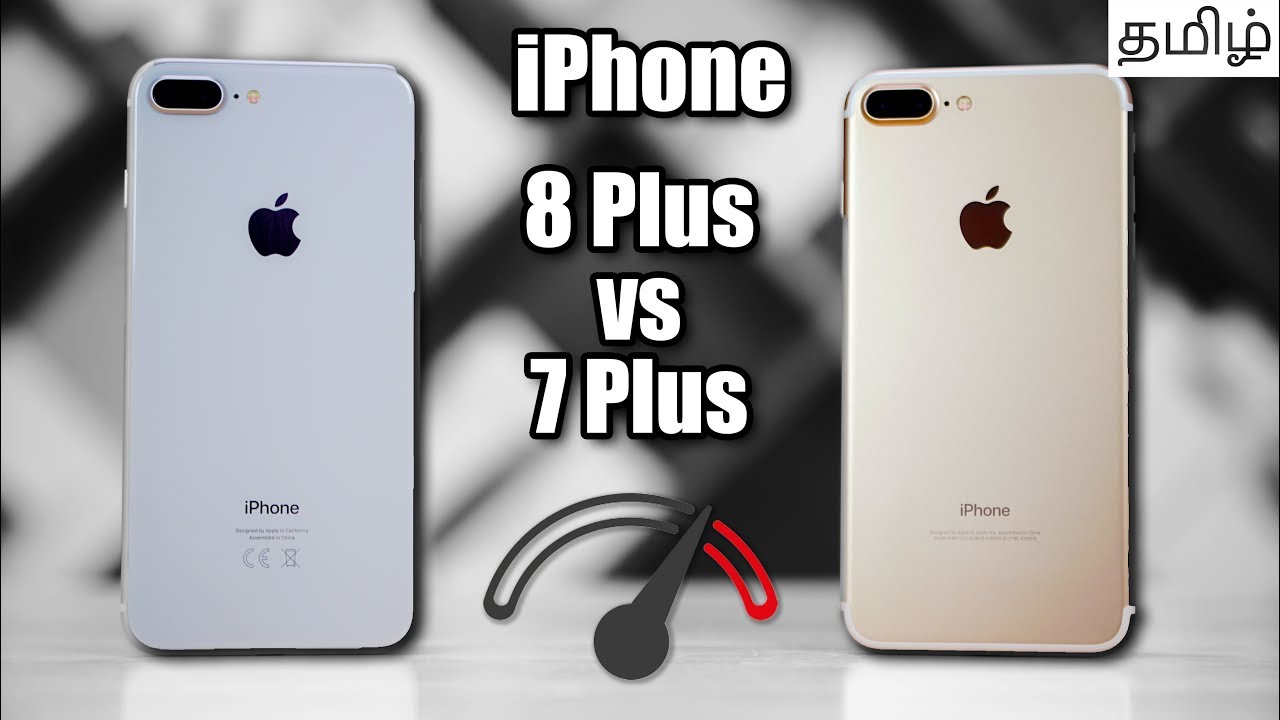 iPhone 7 Plus vs iPhone 8 Plus Speedtest Comparison (தமிழ் |Tamil)