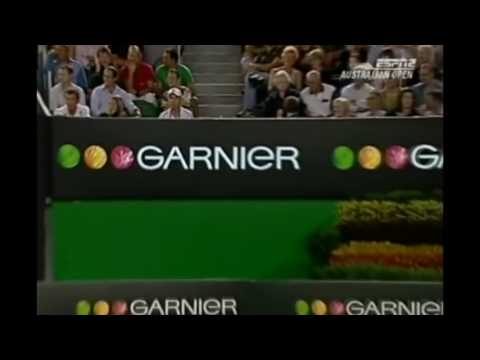 Roger Federer and the ball boys