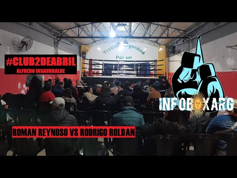 ROMAN REYNOSO VS RODRIGO ROLDAN, CATEGORIA LIGERO, CLUB 2 DE ABRIL, PACHECO, 12/5/2023.