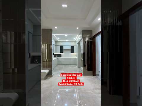 Specious Modular Kitchen 4bhk 2300sqft with Lift and Parking Rohini Sector 23 Delhi Call 9711681895