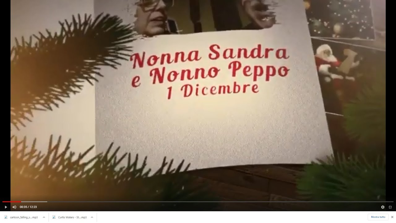 Ciao Nonni 1 Dicembre – Nonna Sandra e Nonno Peppo