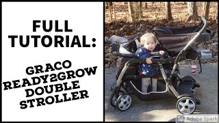 Graco Ready2Grow Click Connect Double Stroller Tutorial  👨‍👩‍👧‍👦 How to open, close & move seats