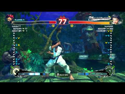 Tokido (Akuma) vs huntaNX (Makoto) - SSF4 Arcade Edition Xbox Live Ranked Match