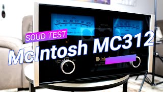 Video thumbnail for McIntosh MC312 Power Amplifier Sound Test by Mad Audio