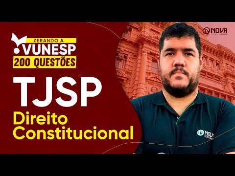 Concurso Escrevente TJSP 2025: Questões Direito Constitucional