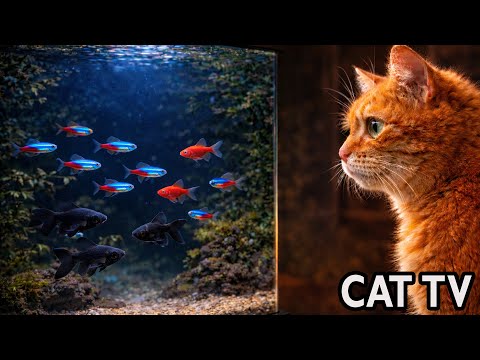 🔴 LIVE Cat TV Fish Tank | Fish for Cats to Watch (4K HDR, No Music)