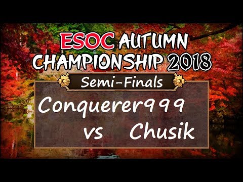[AoE3] ESOC Autumn 2018 Second Chance — Semi-Finals: Conquerer999 vs Chusik