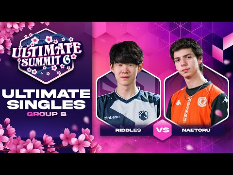 Riddles vs NaetorU - Group B Ultimate Summit 6 - SSBU Singles | Terry vs Pichu