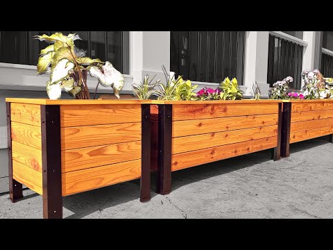 Clean and simple planter boxes