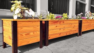 Clean and simple planter boxes