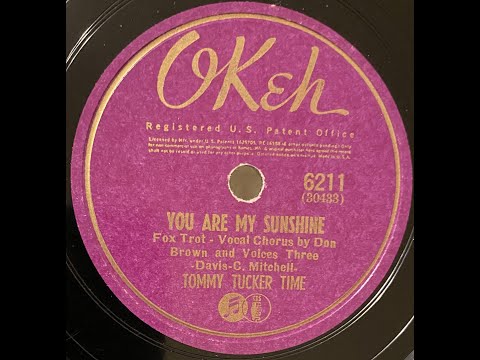 Tommy Tucker Time - You Are My Sunshine 78RPM