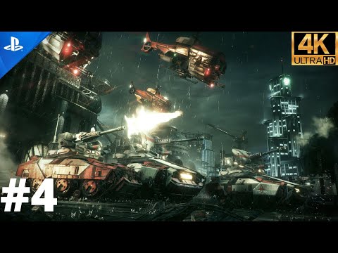 Batman Arkham Knight walkthrough gameplay Part - 4 ps5 4k HDR No-Commentary