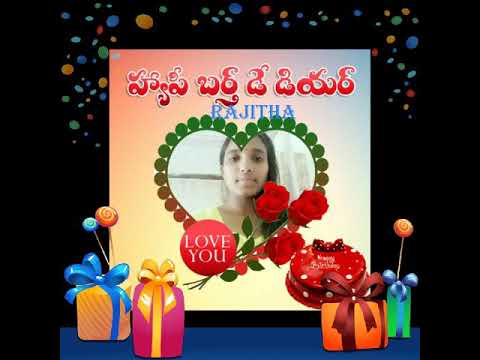 Happy birthday  Rajitha
