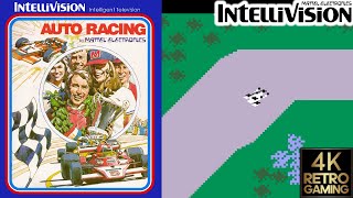 Auto Racing Intellivision 4k Gameplay