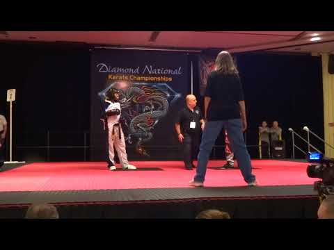 Adult Black Belt Women Sparring Diamond Nationals 2017 Karate Championship