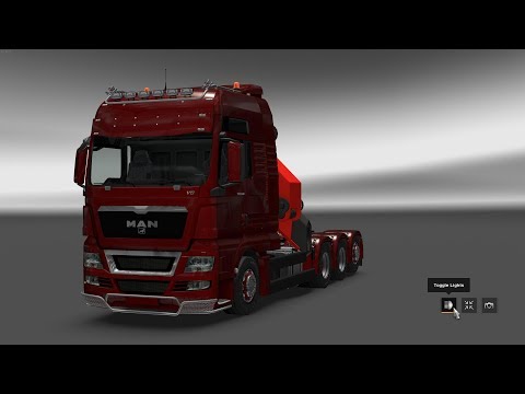 Euro Truck Simulator 2 - Man TGX Crane Truck Review