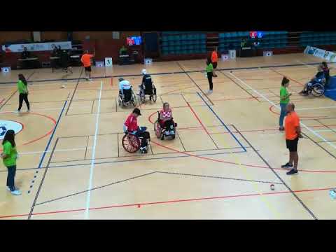 BISFed Boccia World Open 04.07.2018. 417 Melisa Osmanović (CRO) vs. 408 Marco Dispaltro (CAN) (BC4)