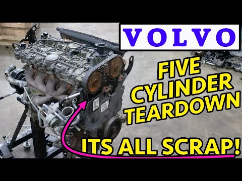 FINALLY! VOLVO 5 Cylinder Teardown. This ENTIRE Engine IS RUINED! How Did This Happen?
