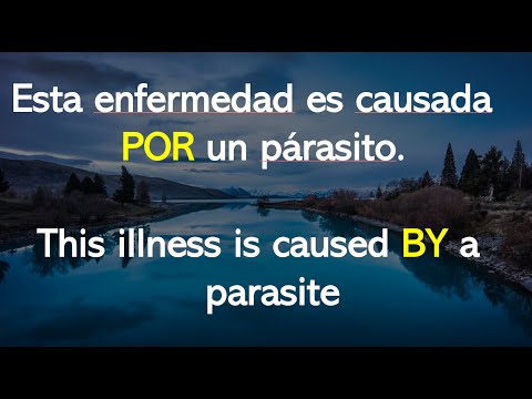 EJERCICIOS para expresar "POR" en INGLÉS (for, about to, by, because of, etc.)