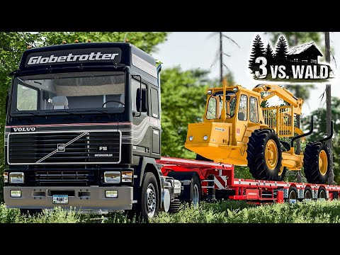 3 vs. Wald #01 - Manni und Günni sind zurück! - Farming Simulator 22 Platinum Silverrun Forest