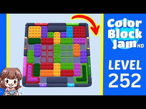 Color Block Jam Level 252 Solution Walkthrough