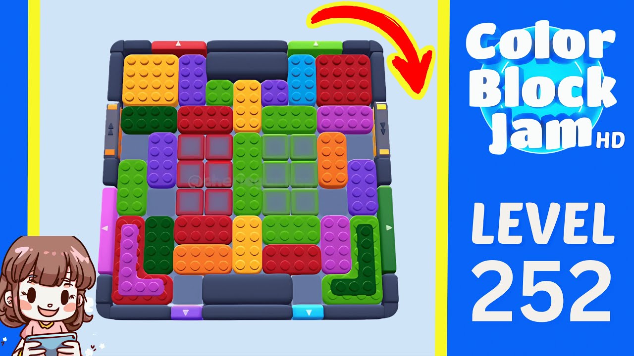 Level 252 - Color Block Jam Solution & Guide