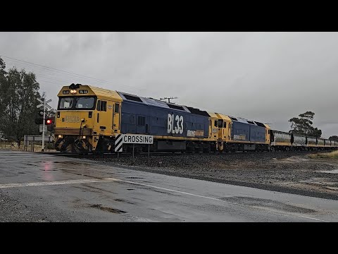 7730V/7937V PN up empty grain (BL33 G525,  31H), Murtoa to Ararat, 1840, 16/11/25, Lubeck VIC 
