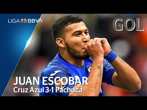 Gol de J. Escobar | Cruz Azul 3 - 1 Pachuca | Liga BBVA MX - CL 2020  - Jornada 5