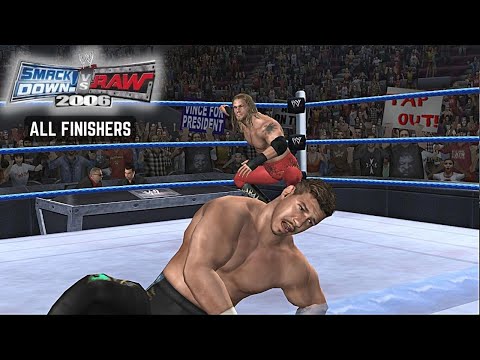 ALL FINISHERS of WWE Smackdown VS Raw 2006