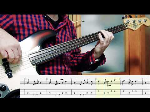 Gary More - Midnight Blues  Bass Cover with TAB