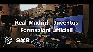 Real Madrid - Juventus  Formazioni ufficiali