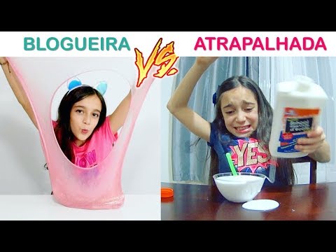 TIPOS DE CRIANÇAS FAZENDO SLIME #3 ★ Blogueira VS Atrapalhada - Muita Diversão com Slime