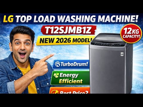 Thumbnail for LG 12Kg Fully Automatic Washing Machine 2026 😱 | T12SJMB1Z Honest Review & Full Demo | true review