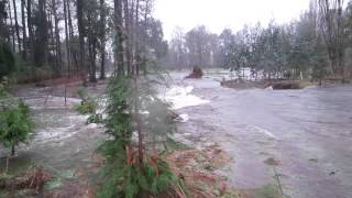 preview picture of video 'Lluvia torrencial provocó inundaciones en Junio 2014, Purranque, Chile. 1/10'