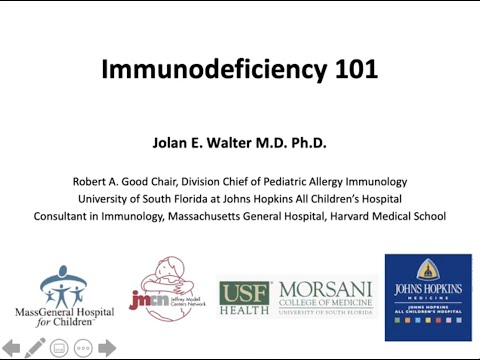 Primer on the Primary Immunodeficiencies -- Jolan E. Walter, MD, PhD