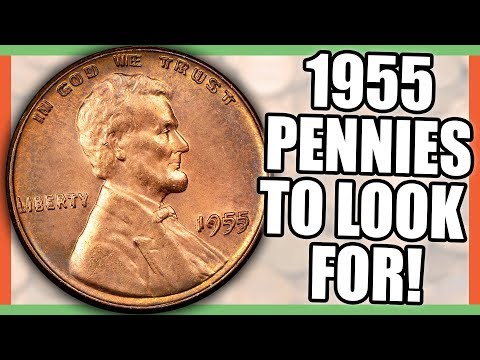 1955 LINCOLN PENNY WORTH MONEY - RARE PENNIES WORTH MONEY