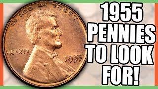 1955 LINCOLN PENNY WORTH MONEY - RARE PENNIES WORTH MONEY