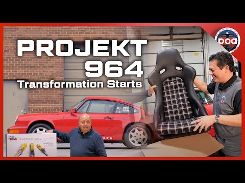Unboxing Recaro seats, KW Suspension for Projekt 964: Porsche RS-tribute transformation begins!