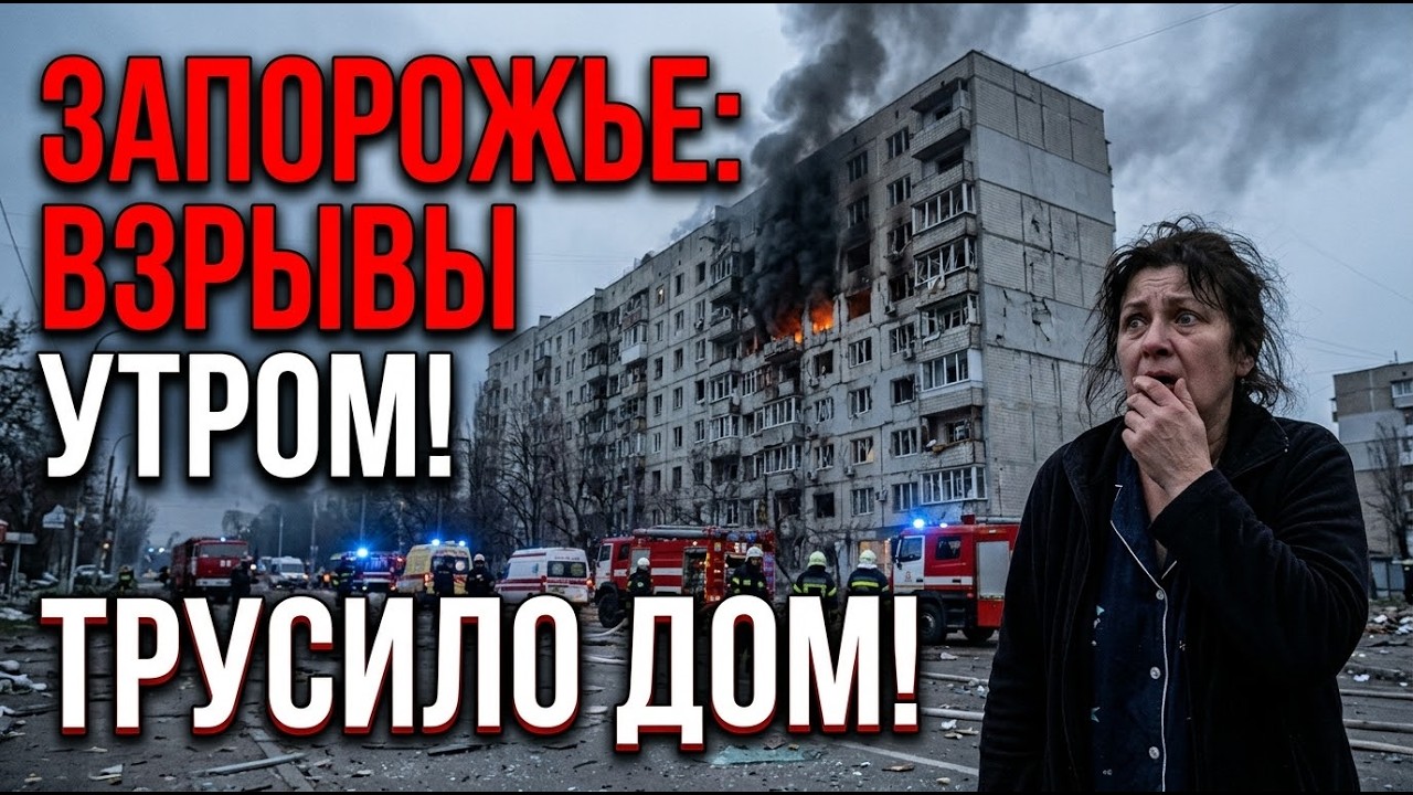 Запорожье ВЗРЫВЫ!!! ТРУСИЛО ДОМ !!! ОБСТАНОВКА СЕЙЧАС 31.10.2026