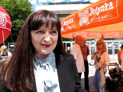 Basia Trzetrzelewska w Alei Gwiazd