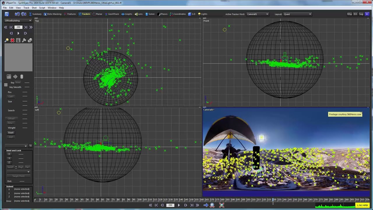 360 VR #7 - Rendering with a 360 VR Camera with SynthEyes